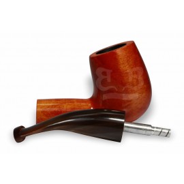 Cachimbo Elite Curvo (Filtro Permanente) Piteira Chifre - 0147-35